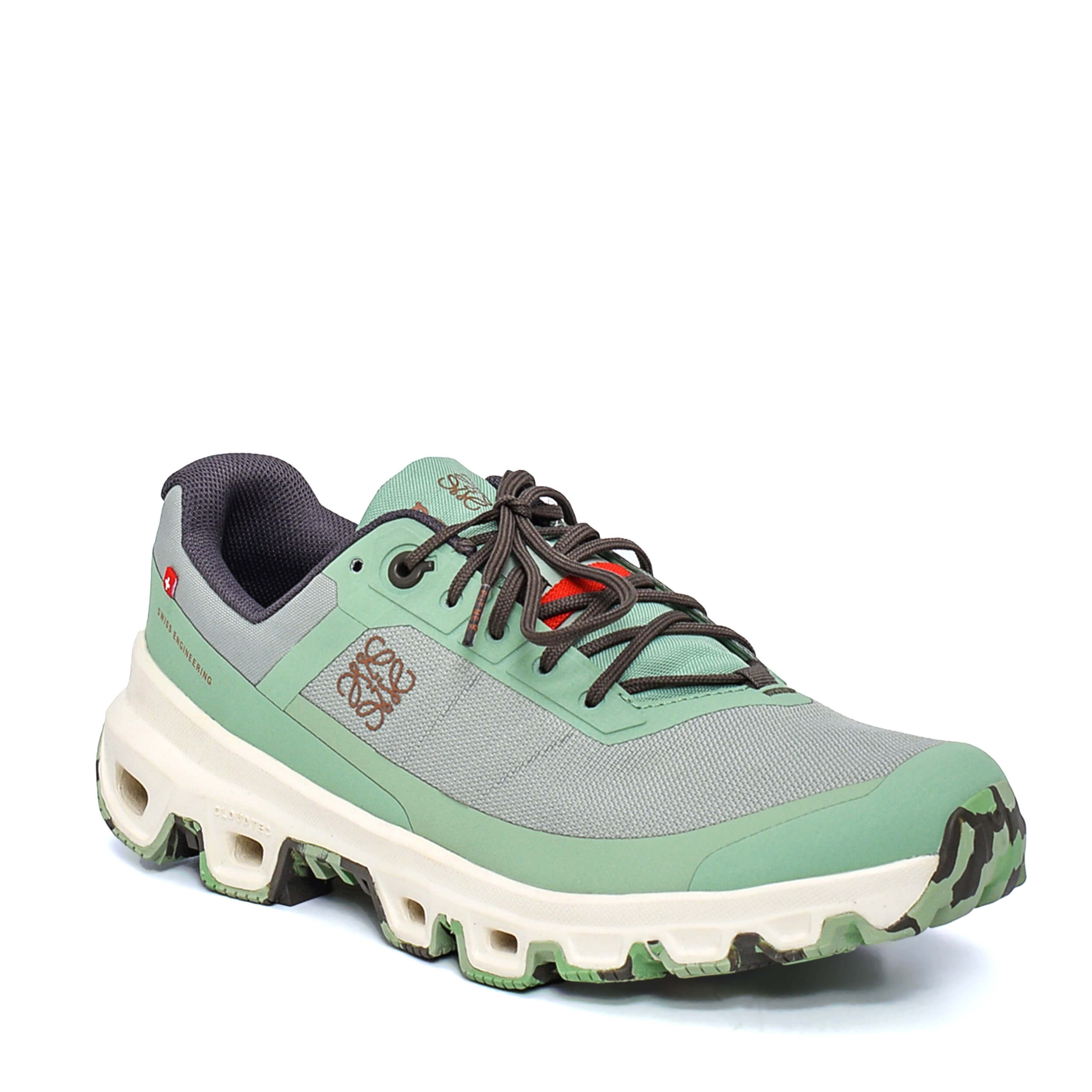 Loewe - x On Cloudventure in Green Running Sneakers / 38.5